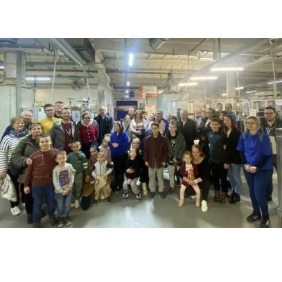 Csoportkép a modern gyárak éjszakája rendezvényen